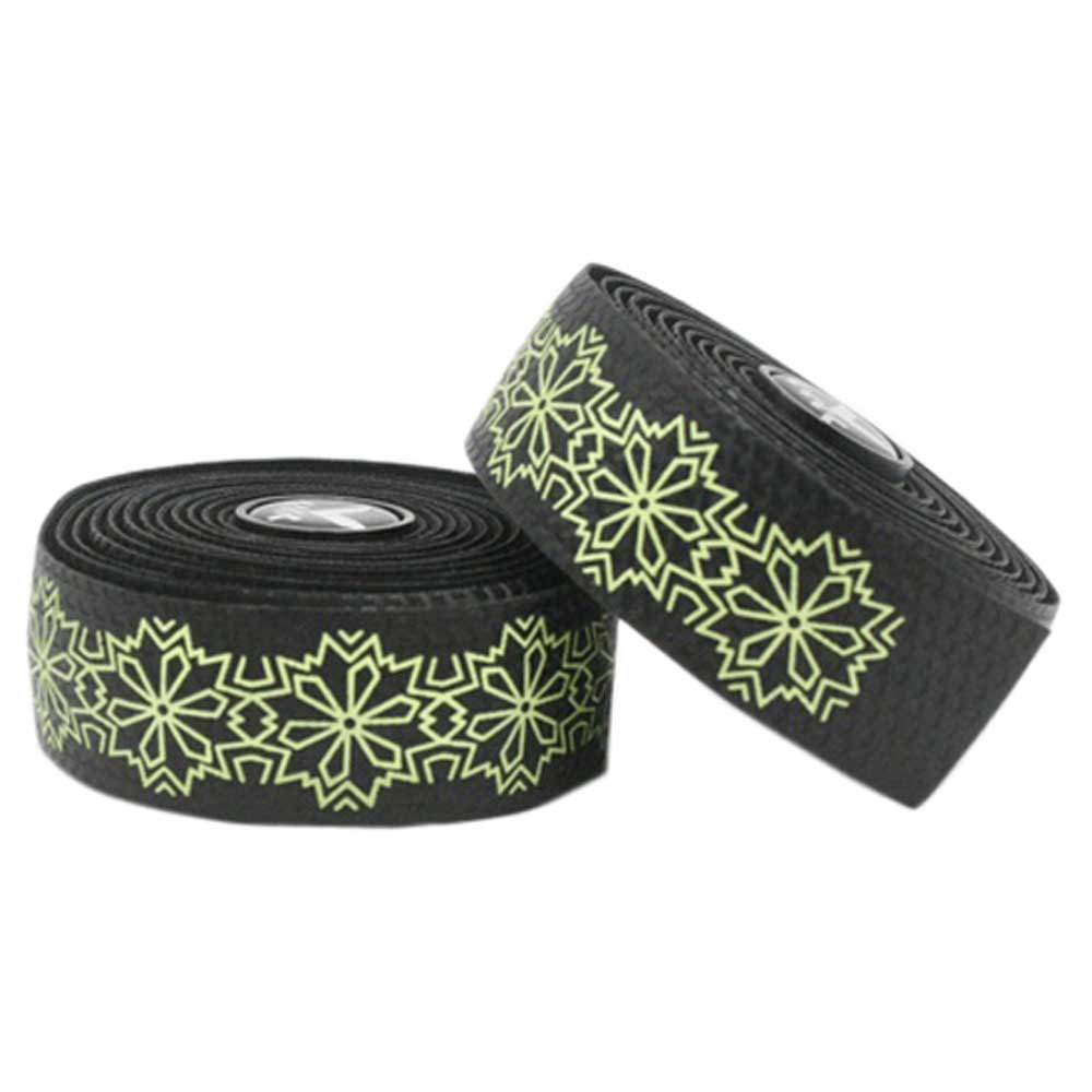 Kody Handlebar Tape Snow One Size Black / Neon Green