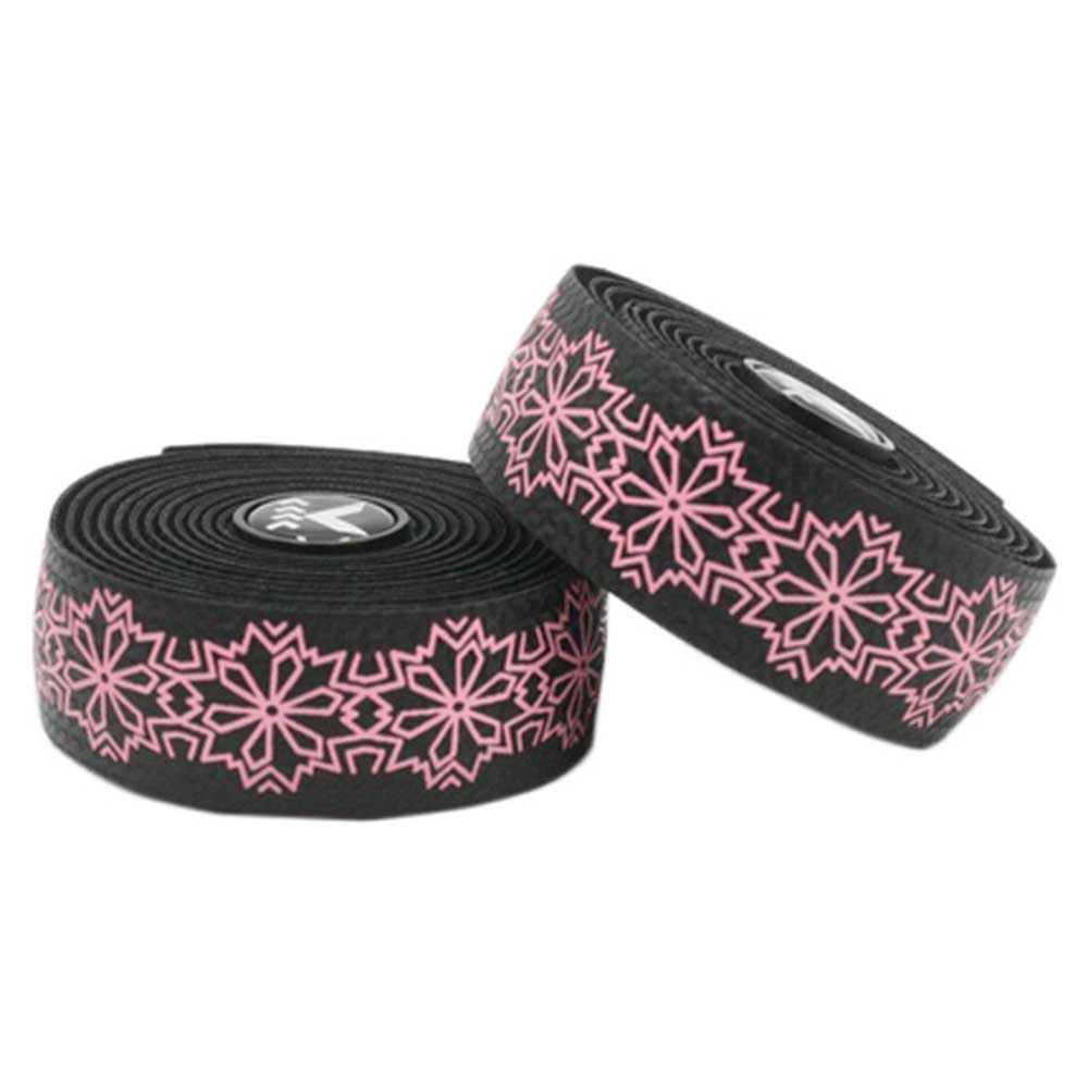 Kody Handlebar Tape Snow One Size Black / Neon Pink