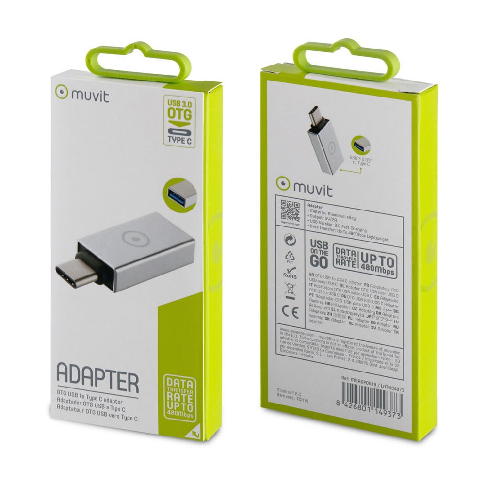Muvit Usb Otg 3.0 Adapter To Type C One Size Silver