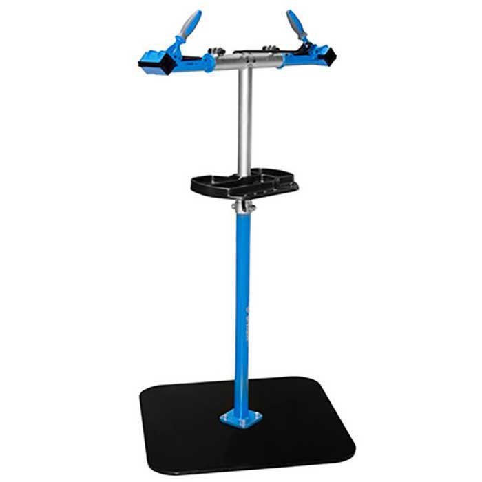 Unior Pro Repair Stand With Double Clamp Auto Adjustable One Size Black / Blue