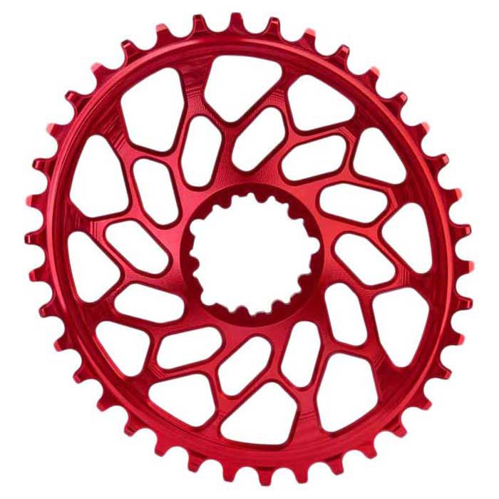 Absolute Black Oval Sram Direct Mount Gxp/bb30 40t Red
