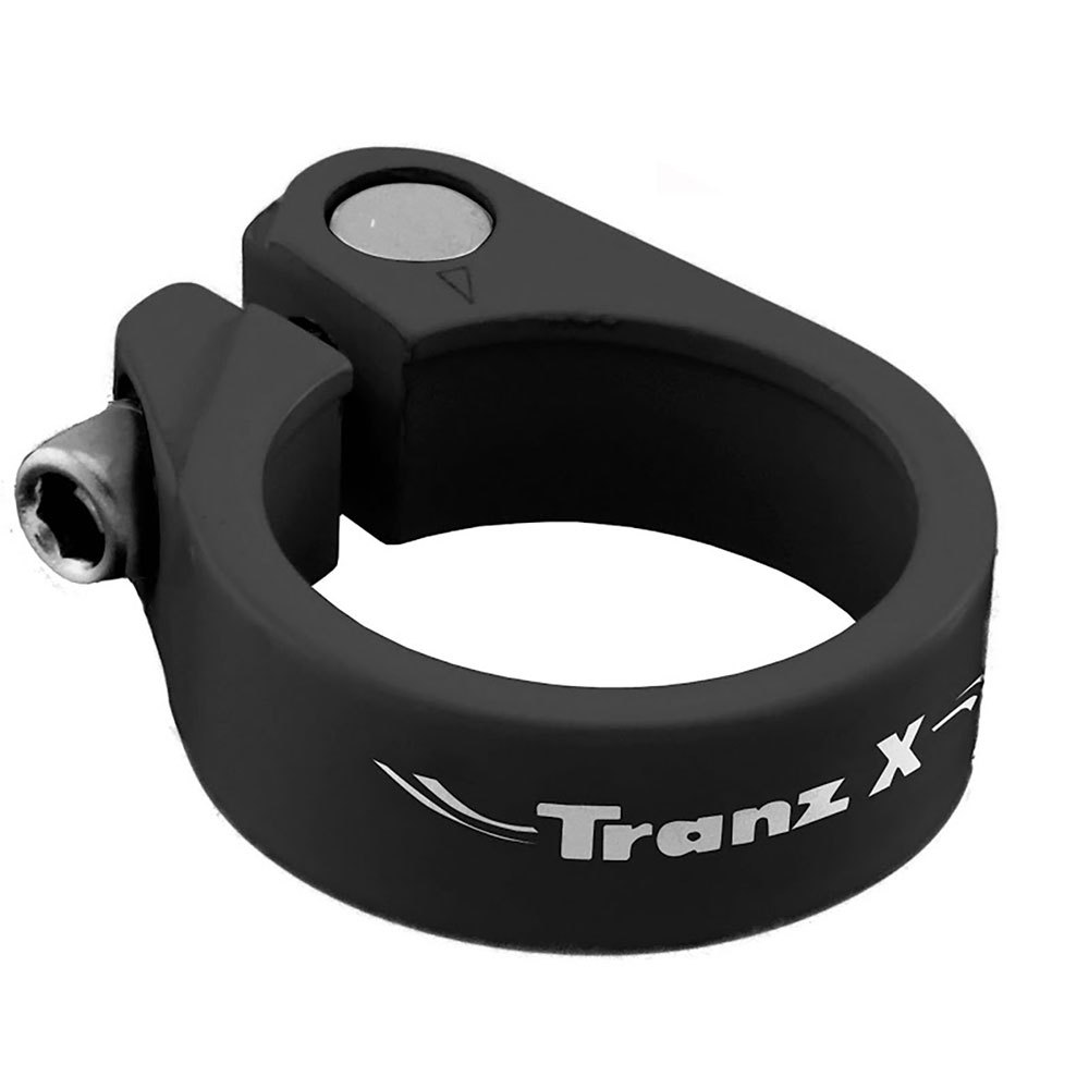 Tranzx Road Seat Post Clamp 34.9 mm Black
