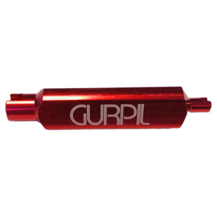 Gurpil Moto/bike Valve Obus Key One Size Red
