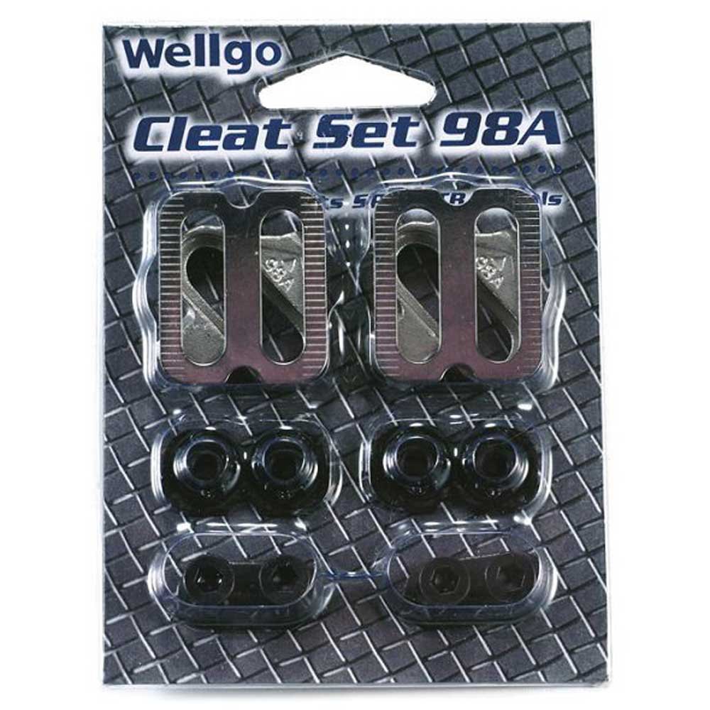 Wellgo Cleat Set 98a One Size Silver / Black