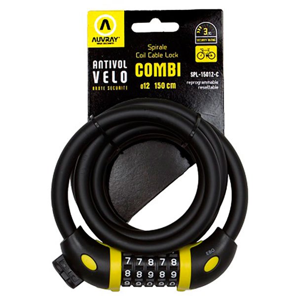 Auvray Spirale Combi 12mm 150 cm Black / Yellow