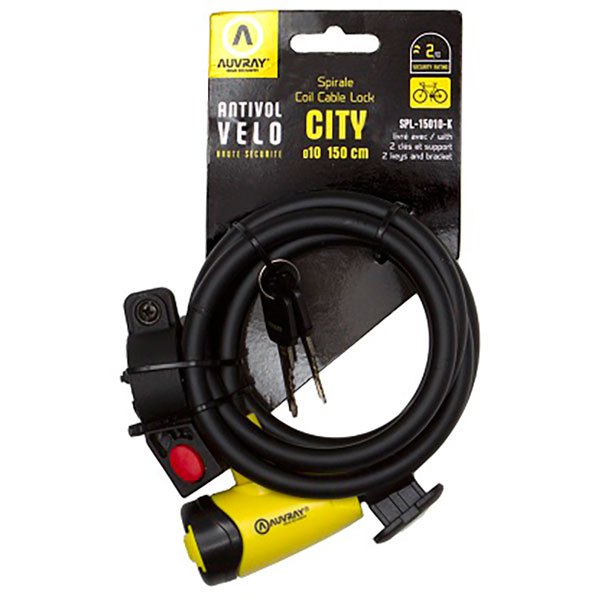 Auvray Spirale City 10mm 10 x 1500 mm Black / Yellow