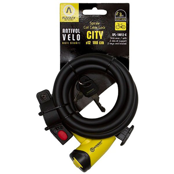 Auvray Spirale City 12mm 12 x 1800 mm Black / Yellow