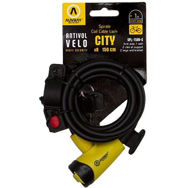 Auvray Spirale City 8mm 150 cm Black / Yellow