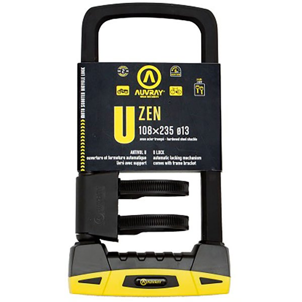 Auvray U Zen With Support 235 x 108 mm Black / Yellow
