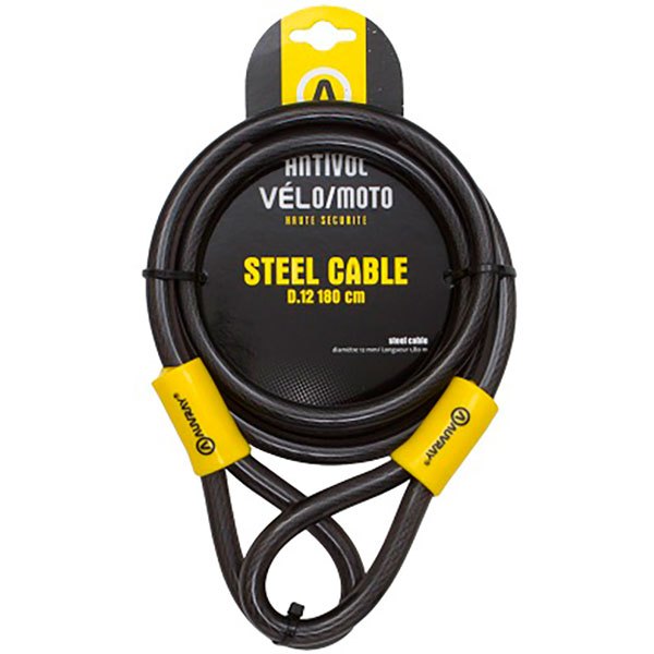Auvray Steelcable 12mm 180 cm Black / Yellow