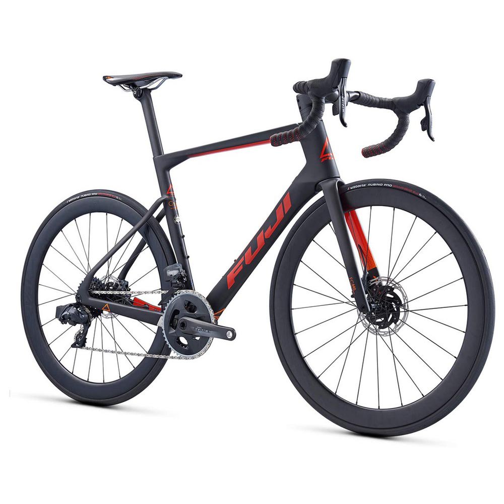 Fuji Bikes Transonic 2.1 Disc Sram 2020 XL Satin Carbon / Red
