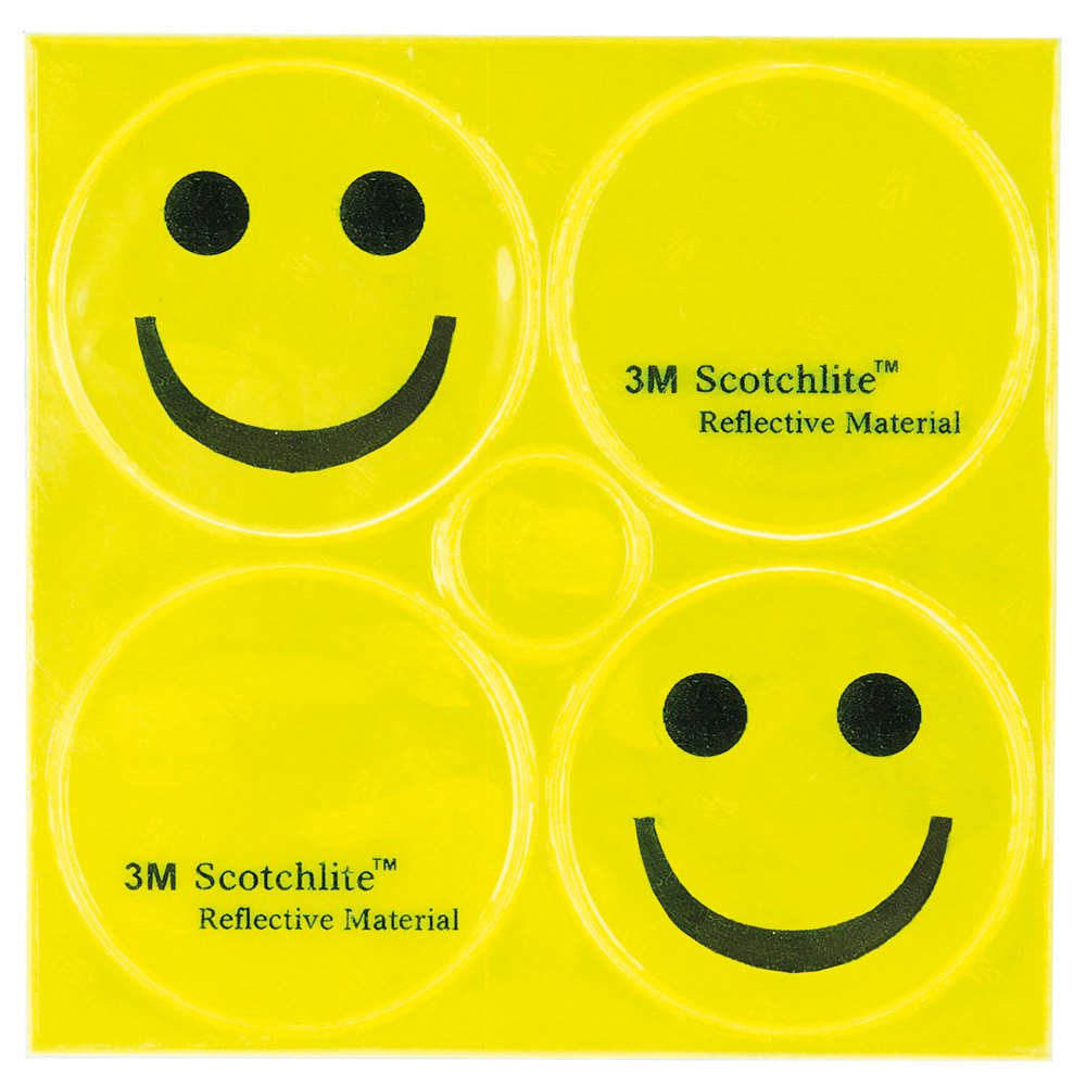 M-wave Reflickers Smile One Size Yellow