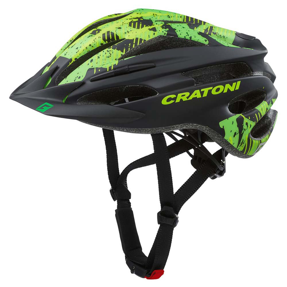 Cratoni Pacer XS-S Black / Green Lime Matt