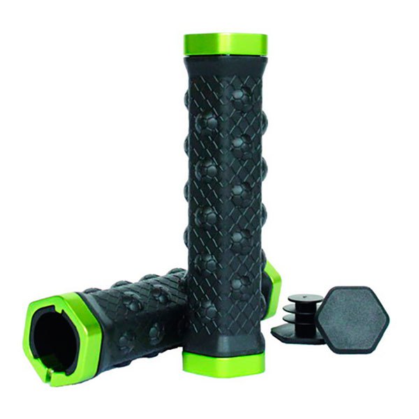 Rymebikes Lock Grip Hexagonal 130 mm Green