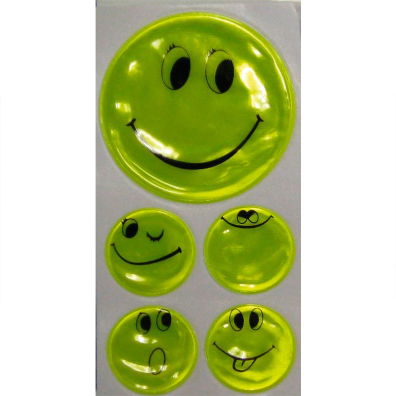 Fasi Reflective Smileys 5 Untis 2.5/5 cm Yellow