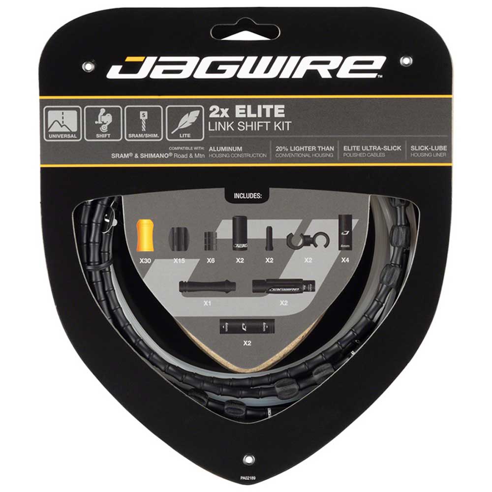Jagwire 2x Elite Link Shift Kit One Size Silver