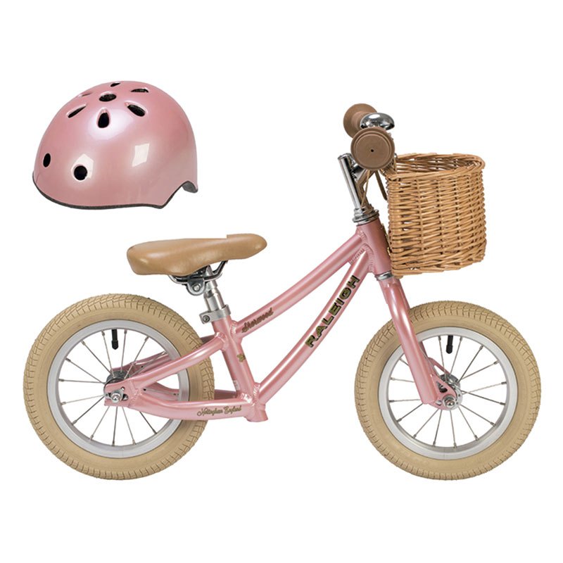 Raleigh Sherwood Mini 12 With Helmet One Size Pink