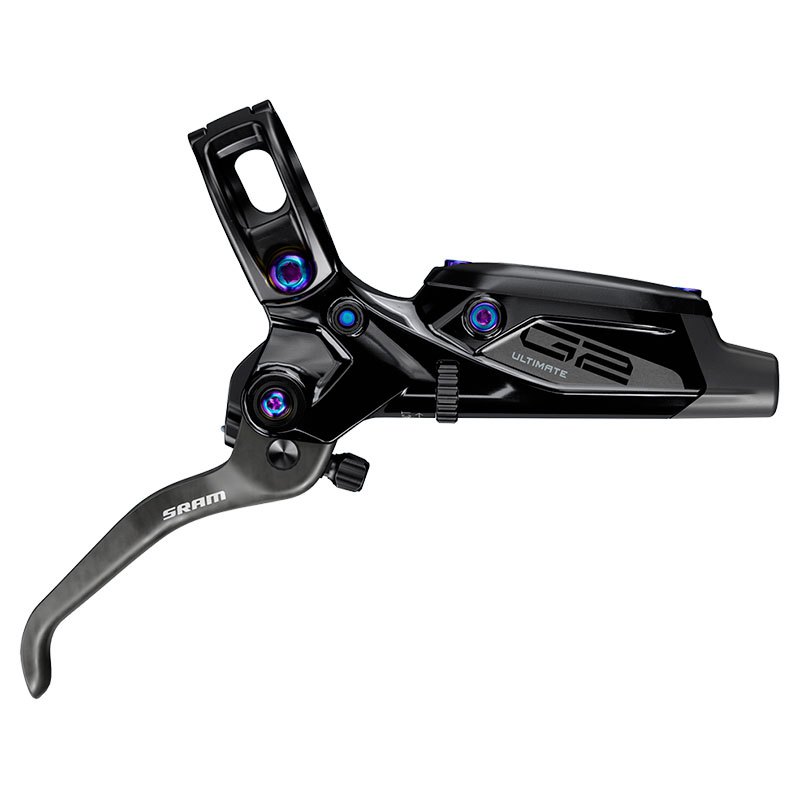 Sram G2 Ultimate Carbon Hydraulic Disc Brake Front One Size Gloss Black / Rainbow