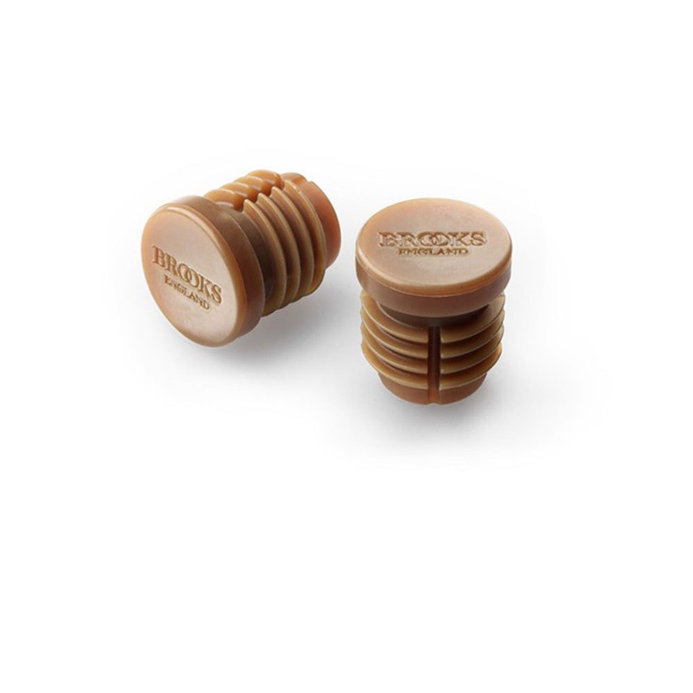 Brooks England Rubber Bar End Plugs One Size Natural