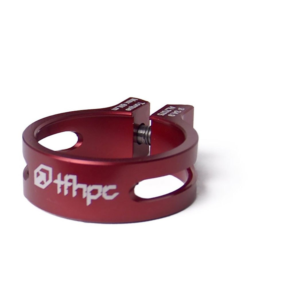 Tfhpc Pro Seat Clamp With Titanium Bolt 34.9 mm Red