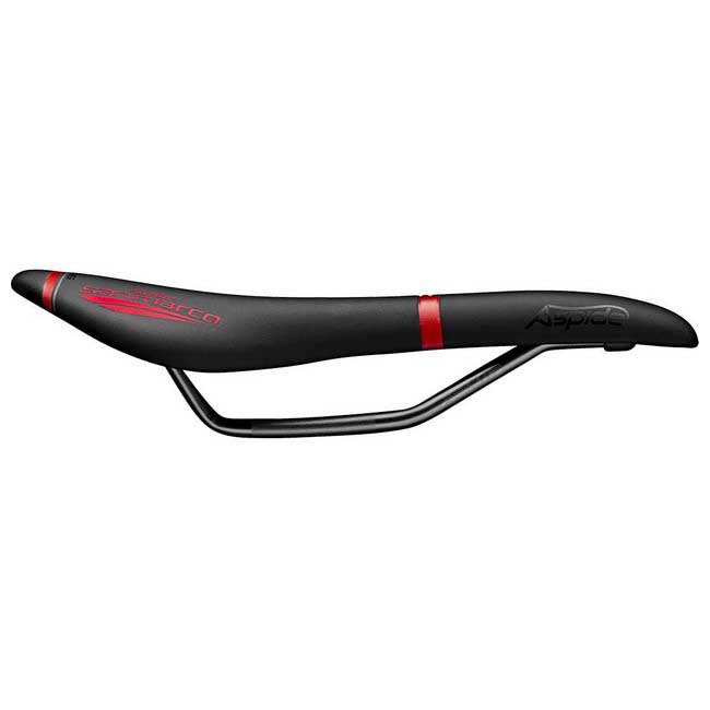 Selle San Marco Aspide Open-fit Racing Wide 277 x 142 mm Black / Red