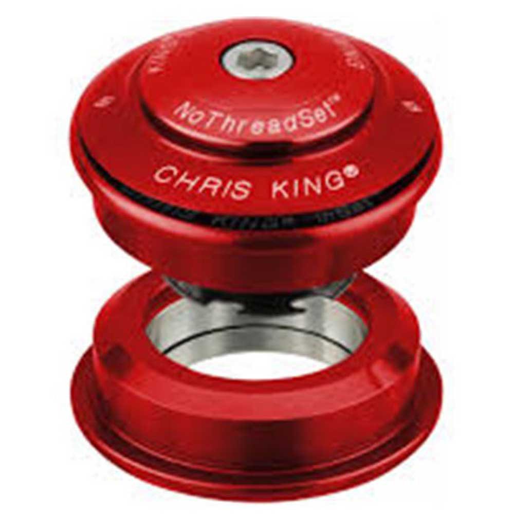 Chris King Inset I1 Semi-integrated Nothreadset Griplock 1 1/8 Inches / 44 mm Red