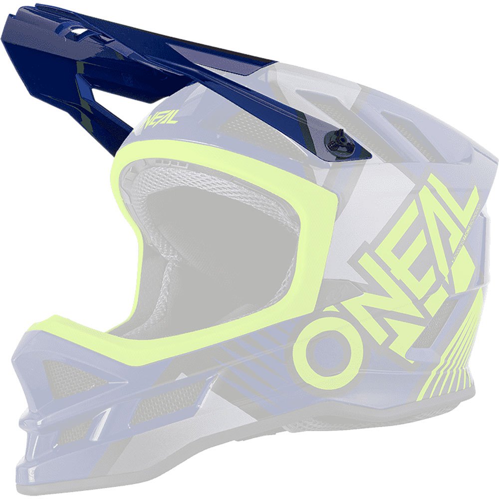 Oneal Blade Polyacrylite Delta Visor One Size Blue / Neon Yellow