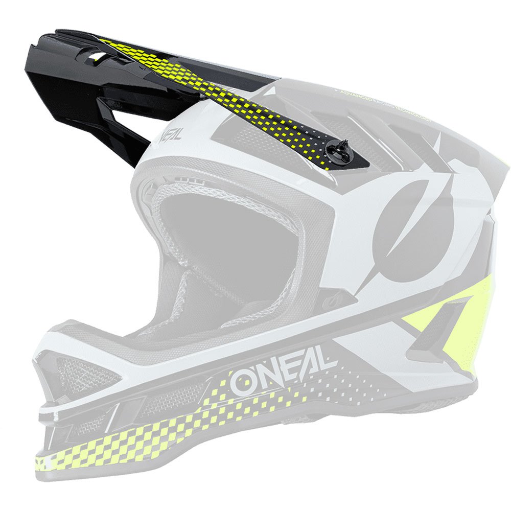 Oneal Blade Polyacrylite Ace Visor One Size Black / Neon Yellow / Grey