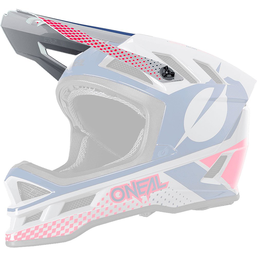 Oneal Blade Polyacrylite Ace Visor One Size Grey / Blue / Red