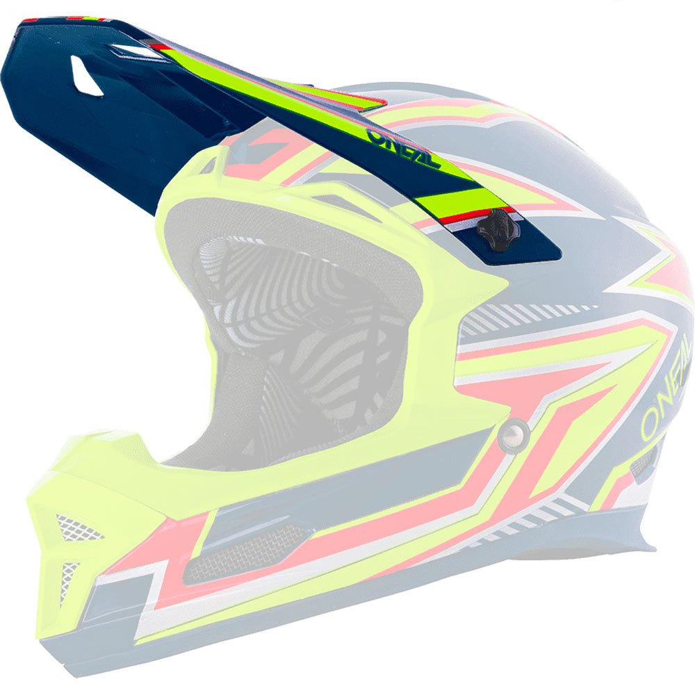 Oneal Fury Rapid Visor One Size Blue / Neon Yellow