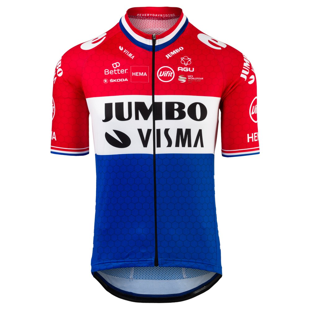 Agu Team Jumbo-visma Dutch Champion S Red / White / Blue