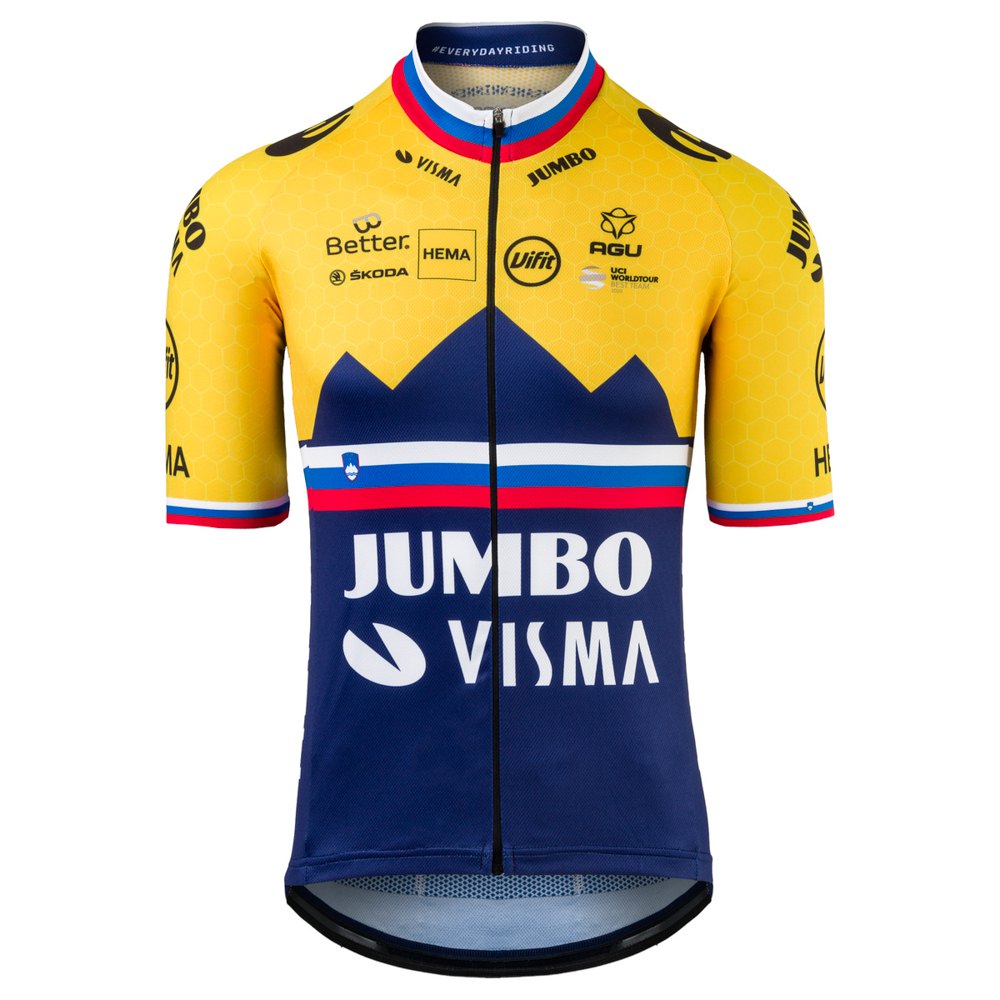 Agu Team Jumbo-visma Slovenian Champion XL Yellow / Blue