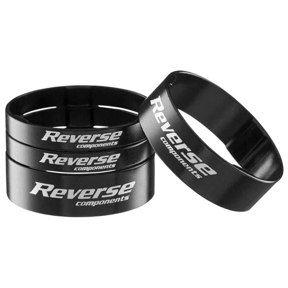 Reverse Components Ultra Light Spacer Set 1 1/8 Inches Black