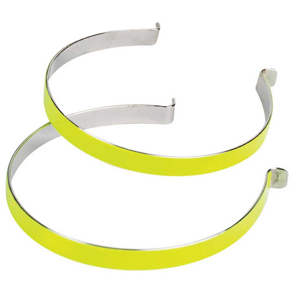 Oxford Trouser Clips Reflective 2 Units One Size Yellow