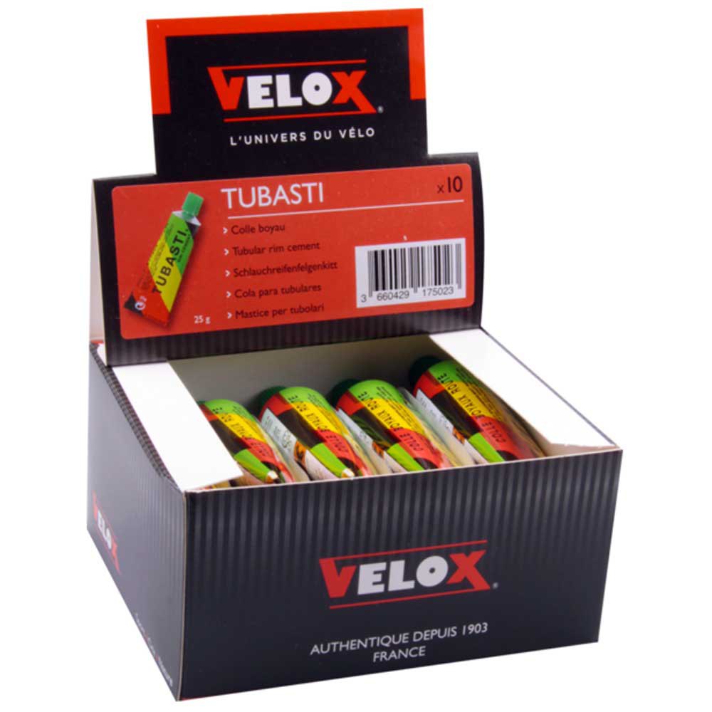 Velox Tubasti 25gr X 10 Units One Size Red / Yellow / Green/ Black