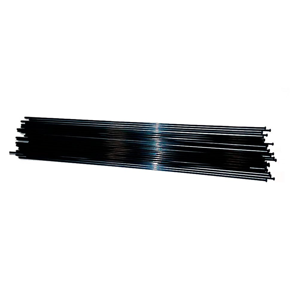 Six Union Stainless Steel Straight 40 Units 258 mm Black