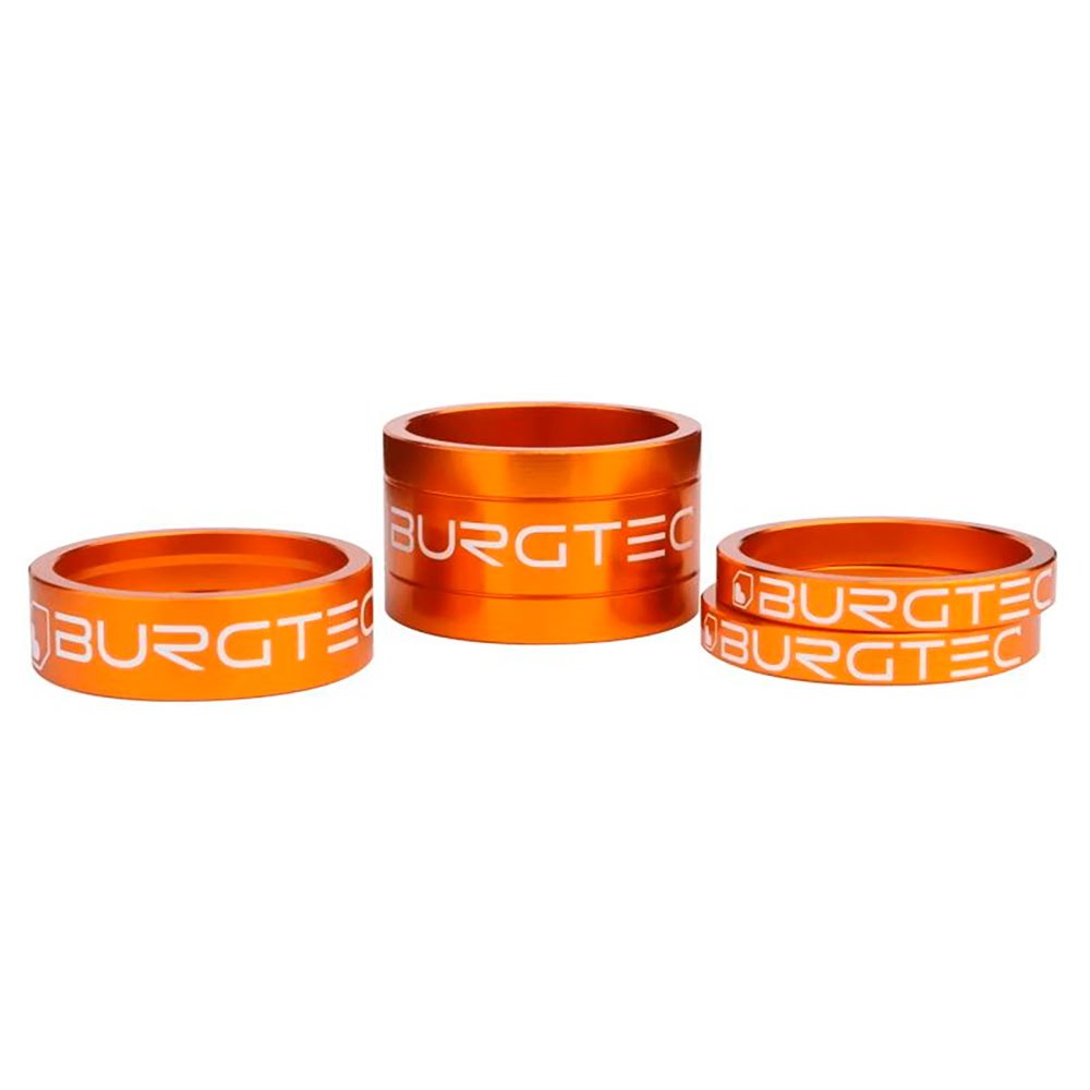 Burgtec Stem Spacer Kit 5/10/20 mm Orange