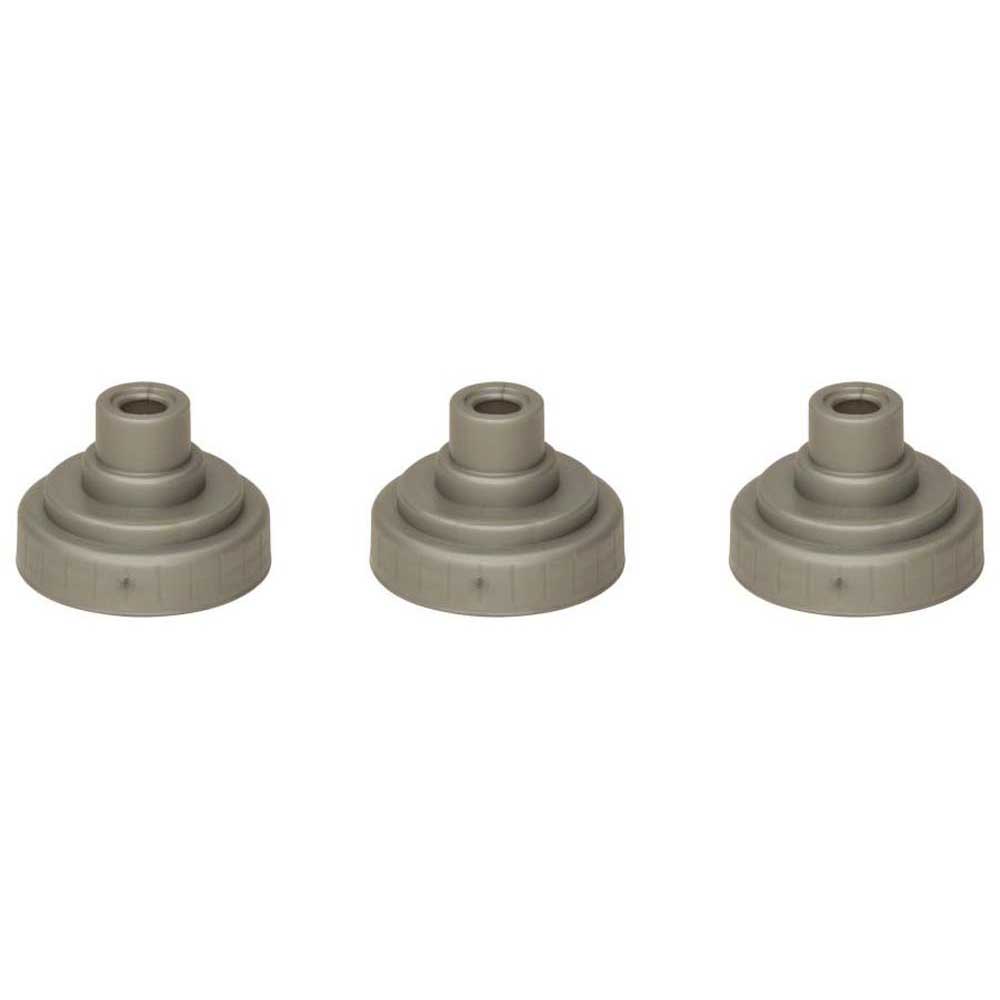 Nathan 3 Pack Race Caps One Size Silver