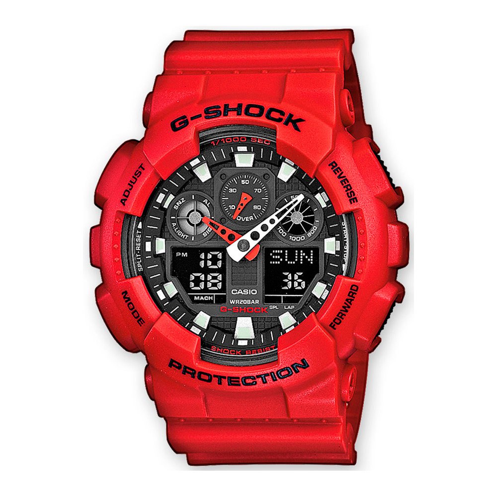G-shock Ga-100b One Size Red