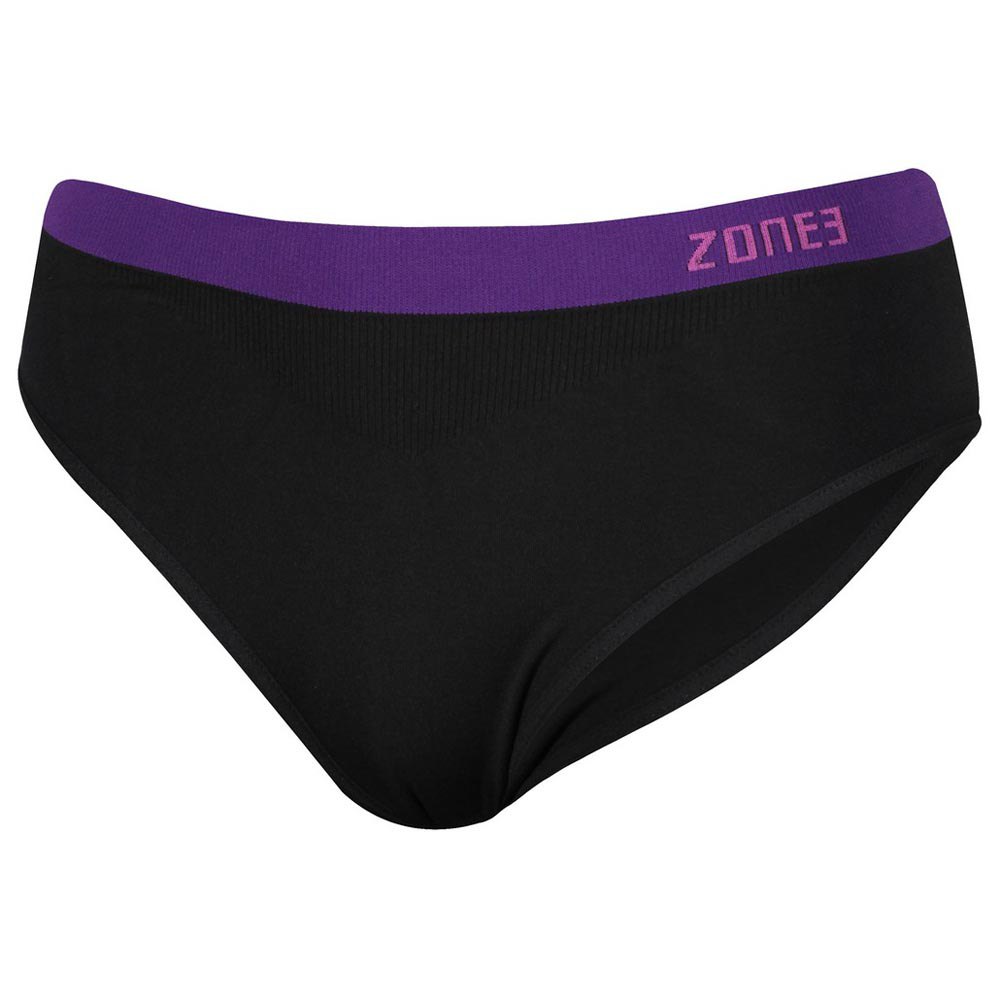 Zone3 Seamless Briefs L Black / Purple