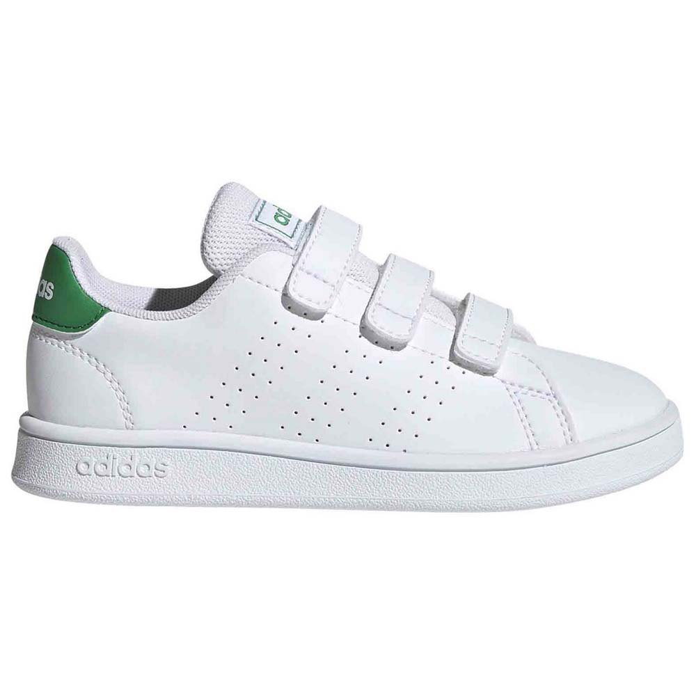 Adidas Advantage Child EU 28 Ftwr White / Green / Grey Two
