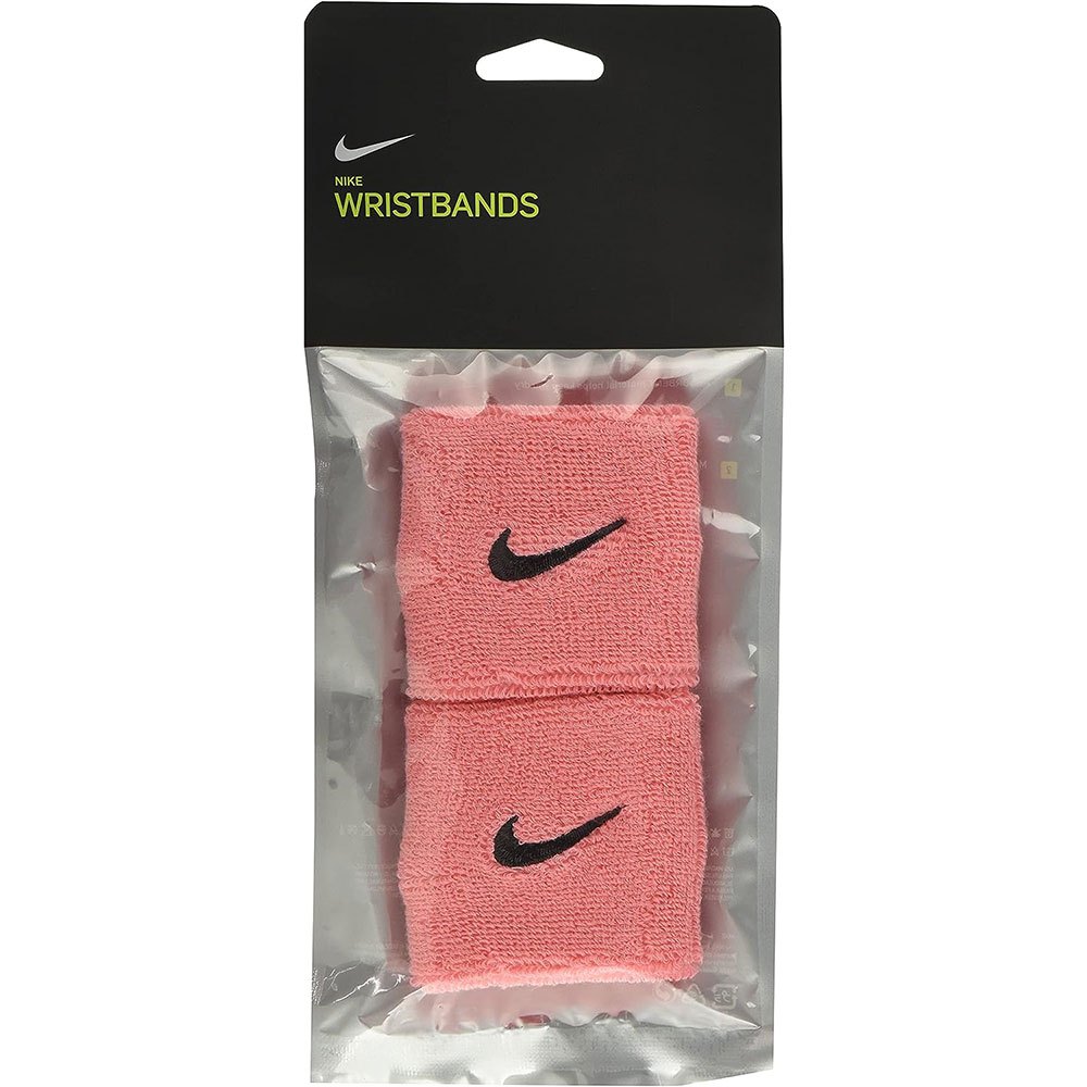 Nike Accessories Swoosh Wristbands One Size Pink Gaze / Oil Grey