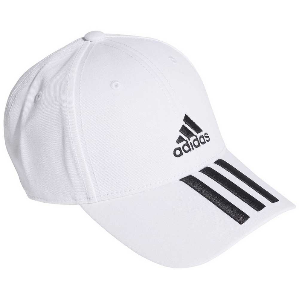 Adidas Baseball 3 Stripes Cotton Twill 54 cm White / Black / Black