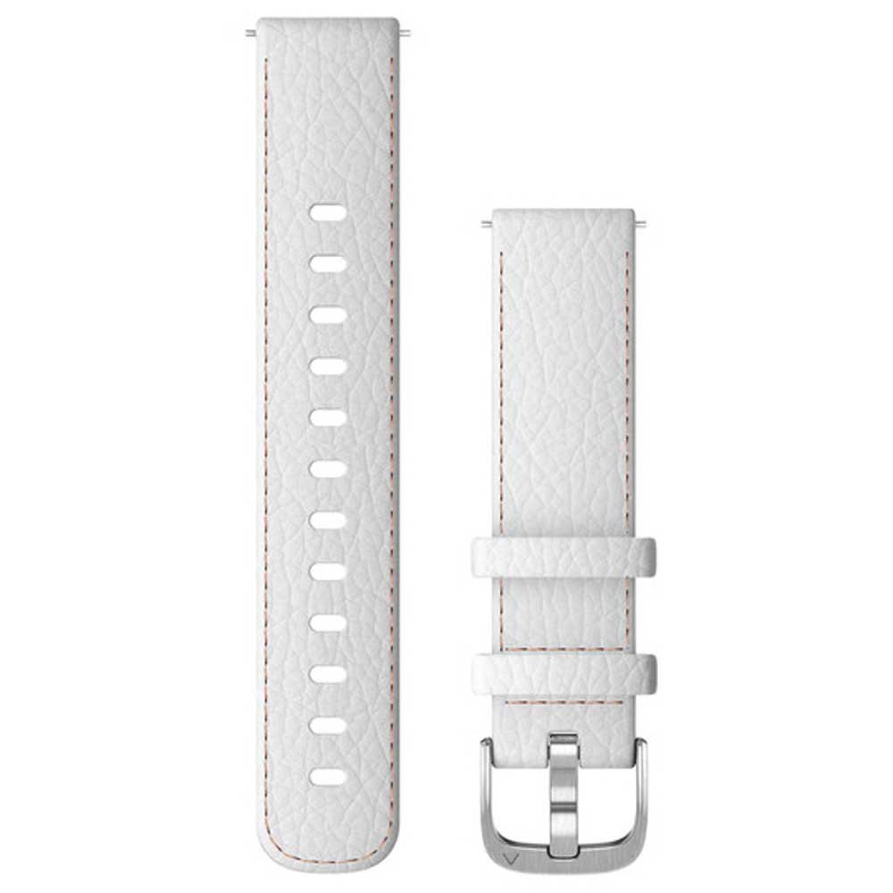Garmin Quick Disassembly Strap 18 Mm One Size White / Silver