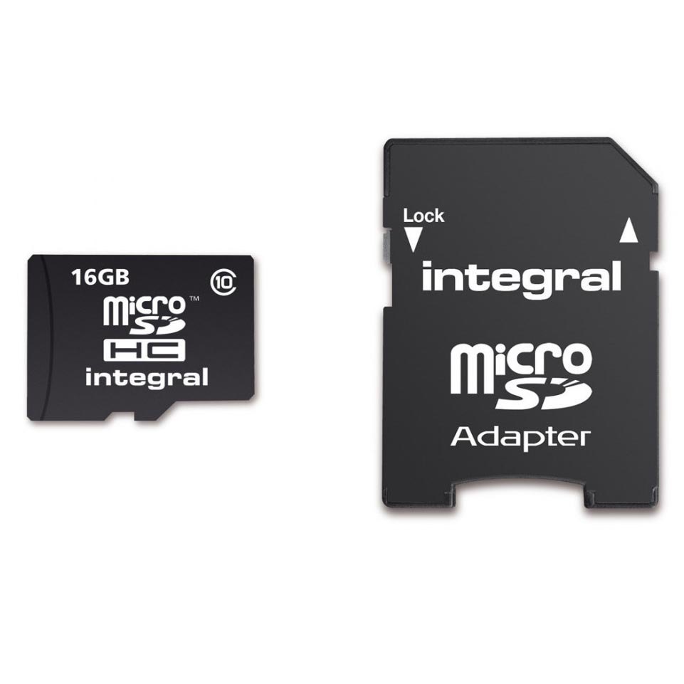 Integral Microsdhc 16gb Type 10 One Size Black