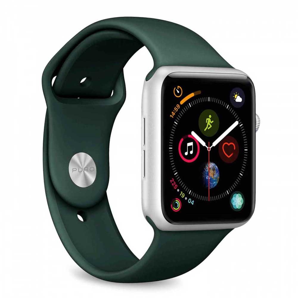 Puro Icon Silicone Band For Apple Watch 42 Mm One Size Dark Green
