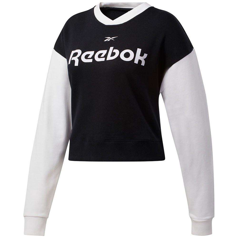 Reebok Essentials Linear Logo Fashion Crew M Black