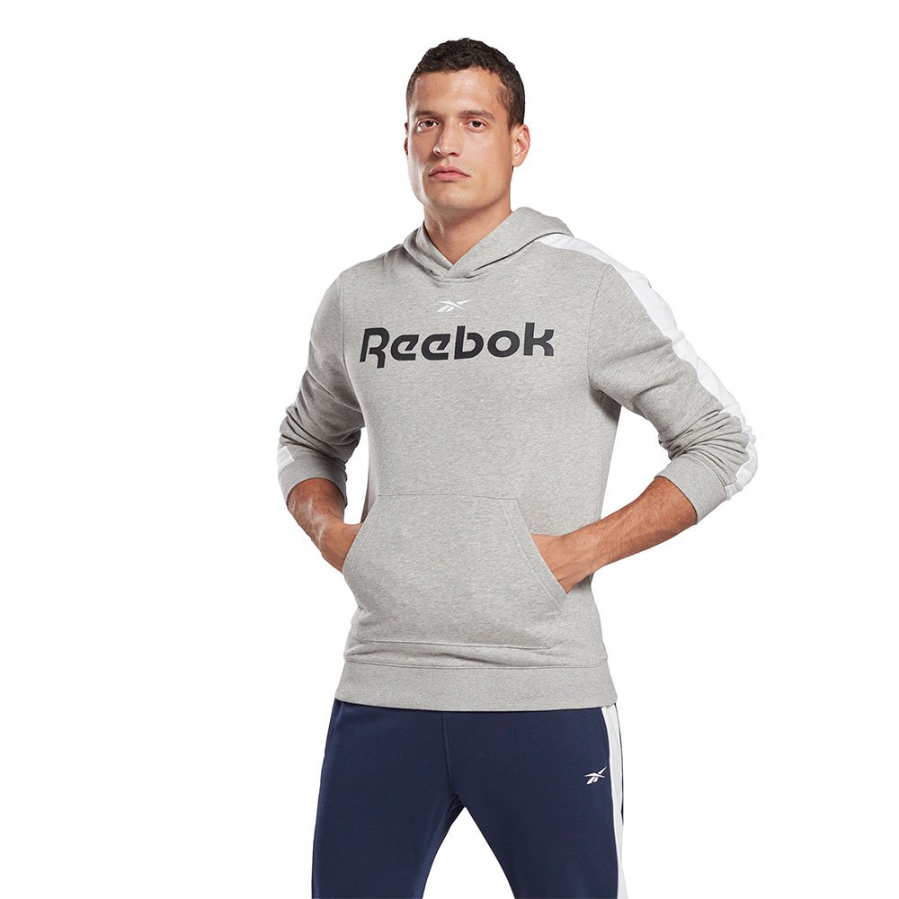 Reebok Essentials Linear Logo L Medium Grey Heather