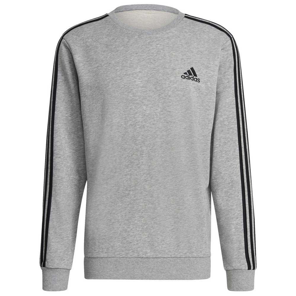 Adidas Essentials French Terry 3 Stripes XXL Medium Grey Heather / Black