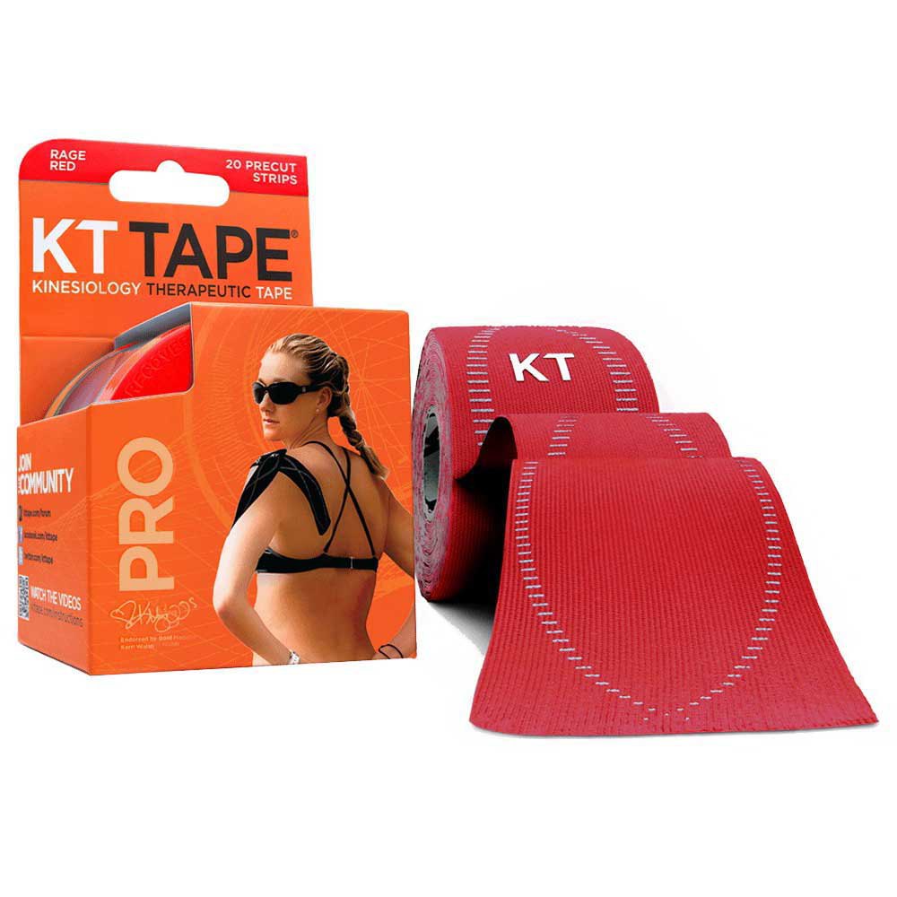 Kt Tape Pro Precut 5 M One Size Rage Red